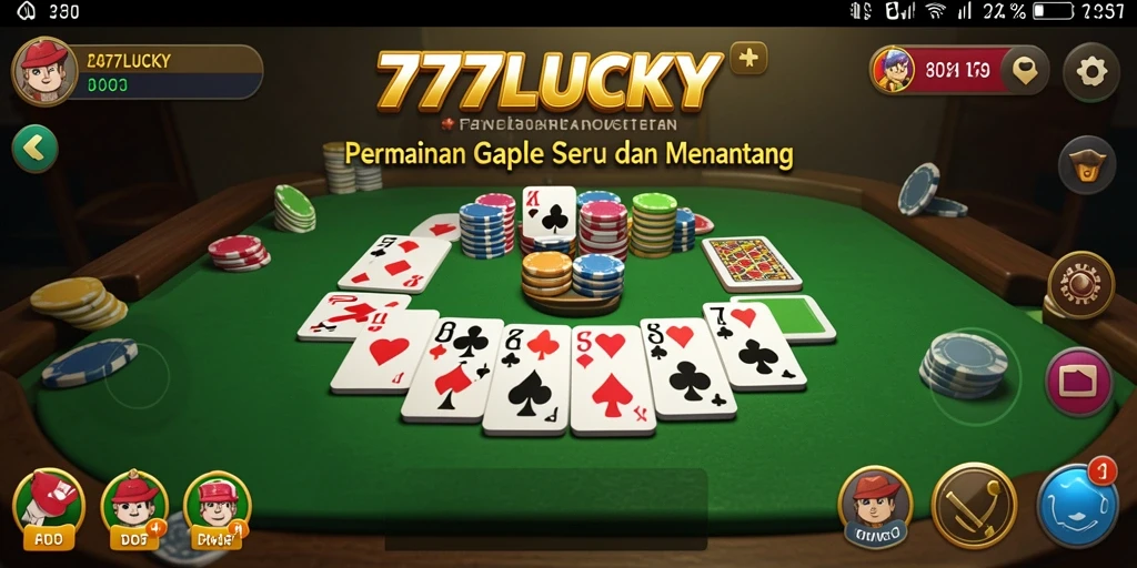 Tampilan gameplay seru dalam 777LUCKY dengan teman-teman.
