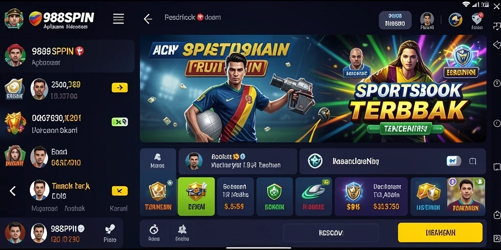 Tampilan gameplay 988SPIN yang menarik dengan berbagai pilihan taruhan.