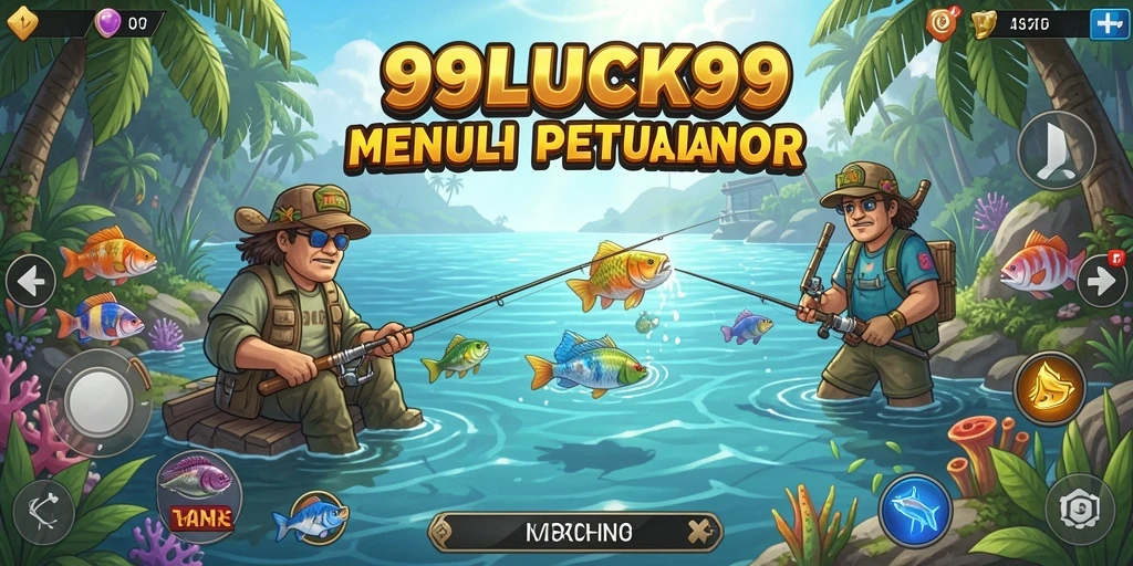 Gameplay memancing yang seru dan mendebarkan di 99LUCK99.