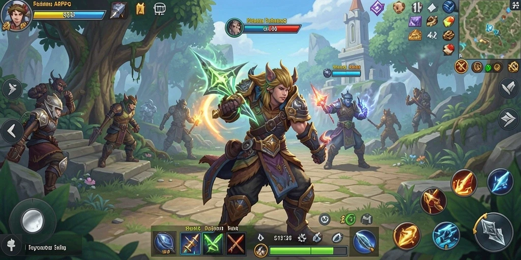 Tampilkan gameplay menarik dalam dunia ARPG API36.
