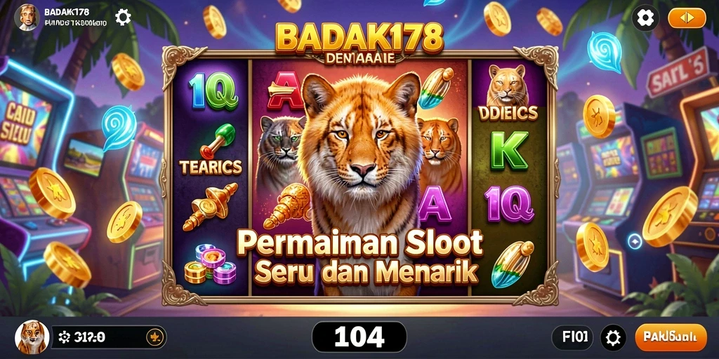 Tampilan gameplay BADAK178 yang menarik dan penuh warna.