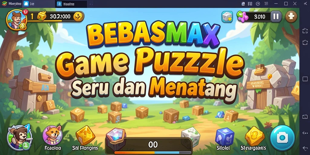 Gameplay seru dan menantang dari BEBASMAX terlihat jelas.