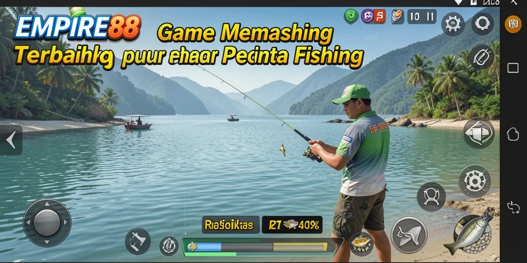 Skrinsut gameplay EMPIRE88 menampilkan aksi memancing yang mendebarkan dan grafis menawan.