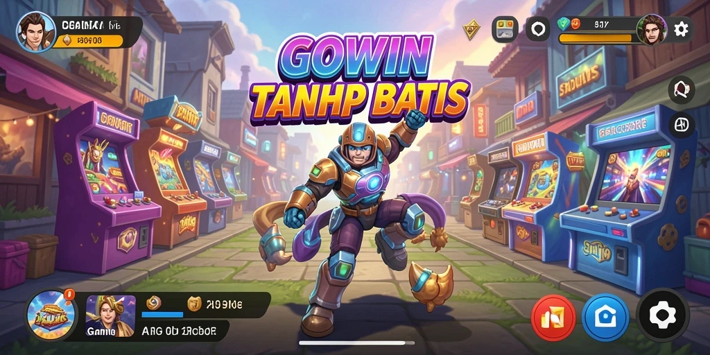 Tampilan bermain GOWIN yang seru dan penuh warna.