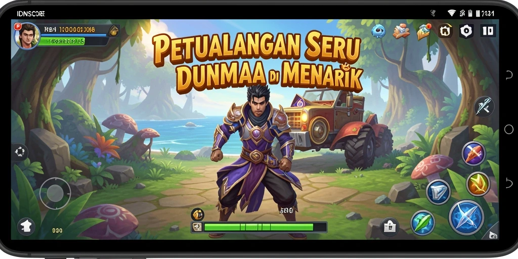 Gameplay seru dan mendebarkan di dunia IDNSCORE.