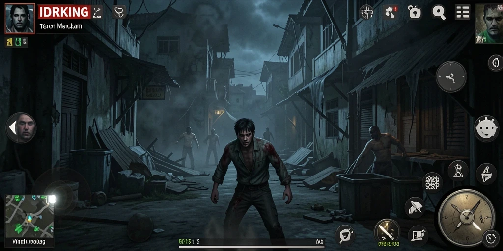 Gameplay menegangkan di kegelapan penuh ketakutan.