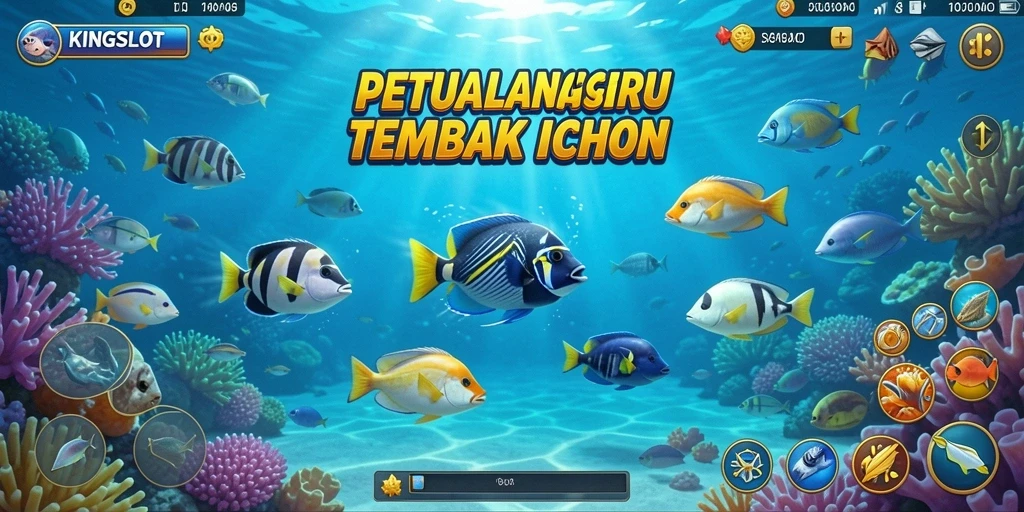 Gameplay seru KINGSLOT dalam aksi Tembak Ikan.