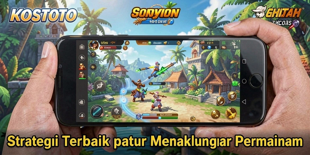 Tampilan gameplay <strong>KOSTOTO</strong> yang menegangkan dan penuh strategi.