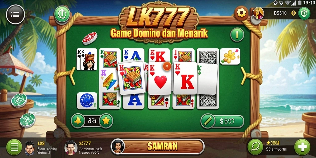 Tampilan gameplay seru di LK777 dengan pemain yang berkompetisi.