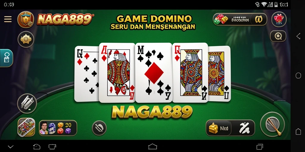 Tampilan gameplay seru NAGA889 dengan berbagai mode Domino yang menarik.