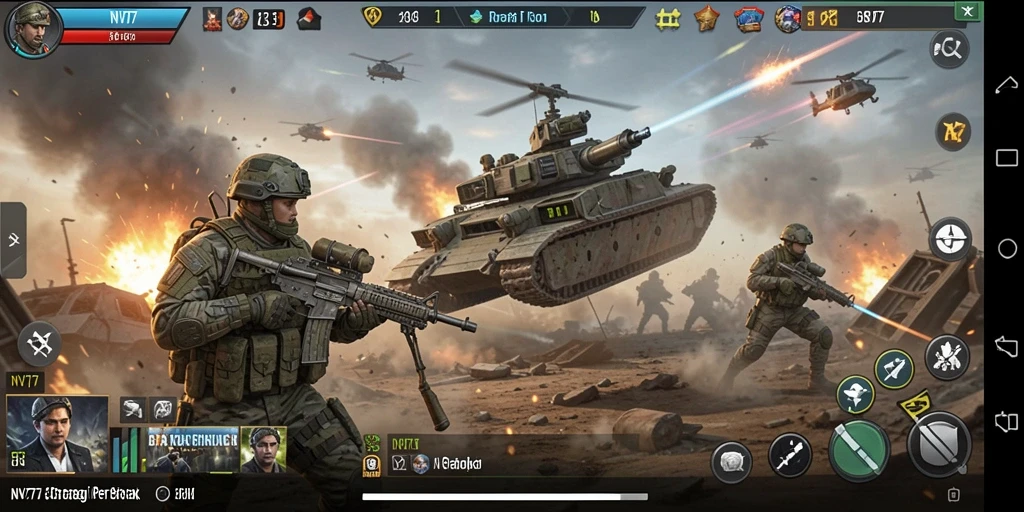 Tampilan menarik dari gameplay NV77 dengan strategi mendalam.