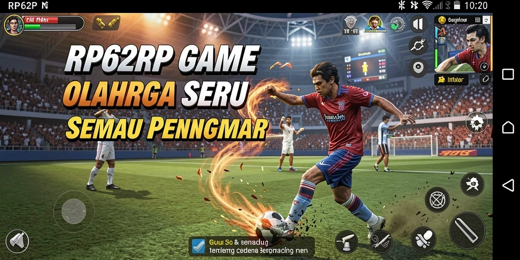 Tampilan gameplay seru dan mendebarkan dari RP62RP.