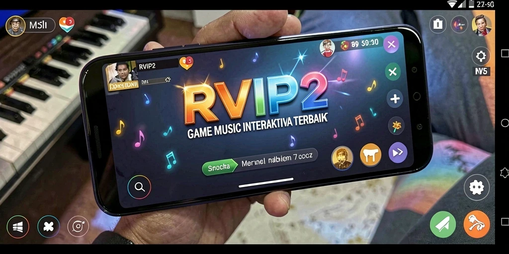 Tampilan gameplay RVIP2 yang penuh warna dan interaktif