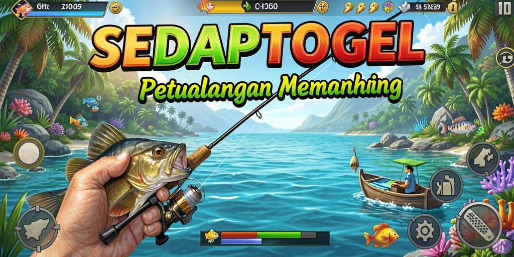 Tangkapan ikan yang menakjubkan dalam gameplay SEDAPTOGEL.