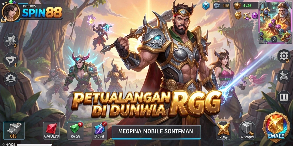 Tampilan gameplay SPIN88 yang menakjubkan dan penuh aksi.