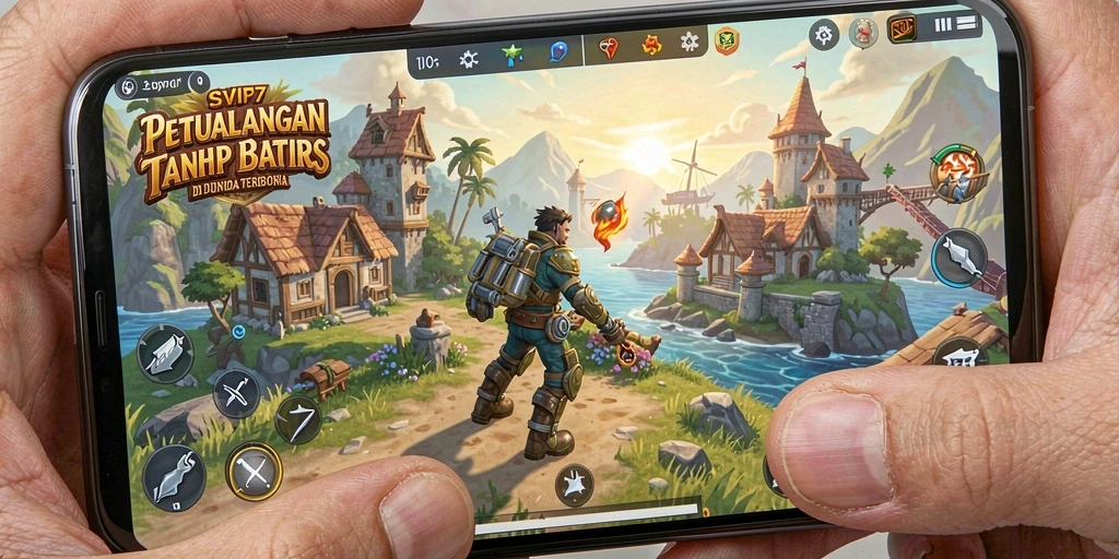 Tampilan menarik dari gameplay Open World SVIP7 yang memukau.