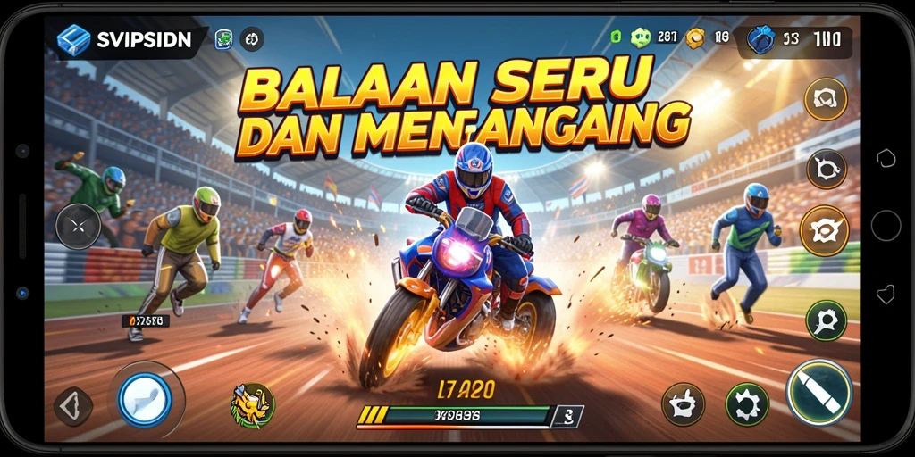 Tampilan gameplay seru dan grafis memukau di SVIPSIDN.