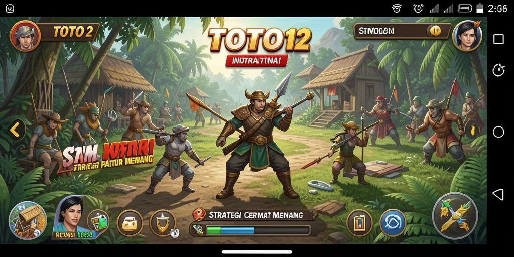 Tampilan gameplay menegangkan dalam TOTO12 yang menuntut strategi cermat.