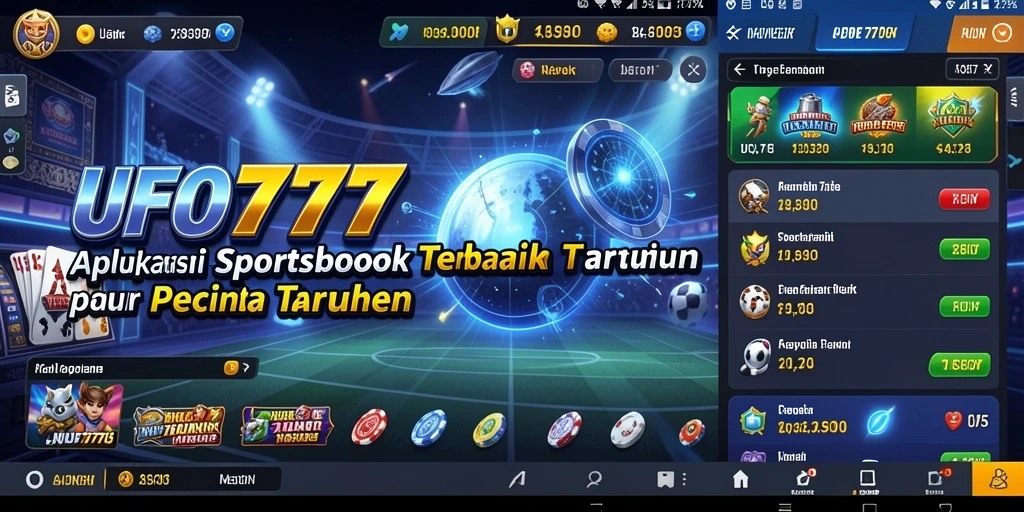 Screenshot utama UFO777 menampilkan momen taruhan olahraga yang mendebarkan.